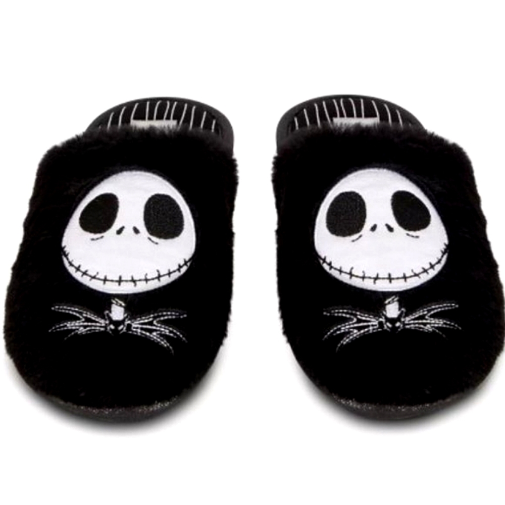 NWT! Disney Nightmare Before Christmas Jack Skellington Slippers Halloween 7 8